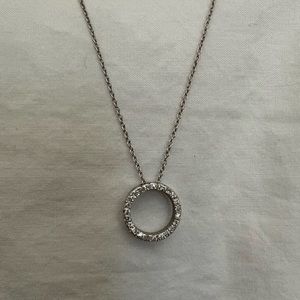 Diamond Circle Necklace